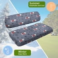 thumbnail image 5 of Aplkyhs Love Golf Paw Golf Cart Seat Covers Travel Sports Golf Cart Seat Cover Fits for EZGO Club Car and More 2 Person Seats Golf Carts Keeps Seats Clean and Comfortable, 5 of 7