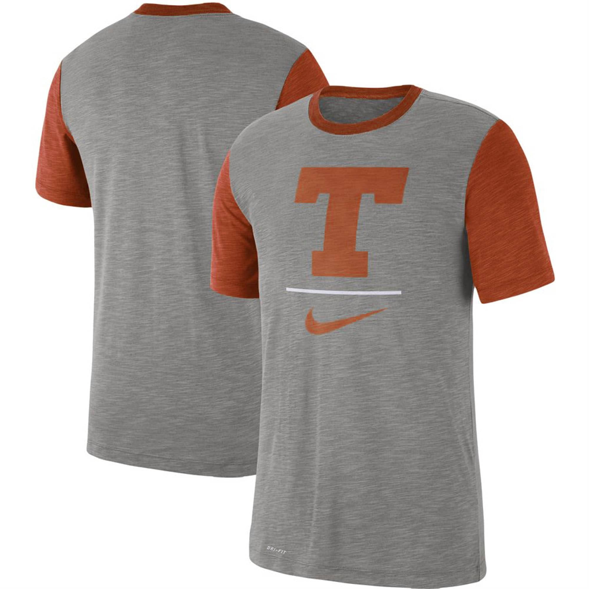 Men's Nike Heathered Gray/Texas Orange 