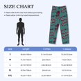 thumbnail image 3 of Yiaed Snake And Rose Print Men's Lounge Pants, Loose PJ Bottoms, Long Pajama Pants for Men-Small, 3 of 5