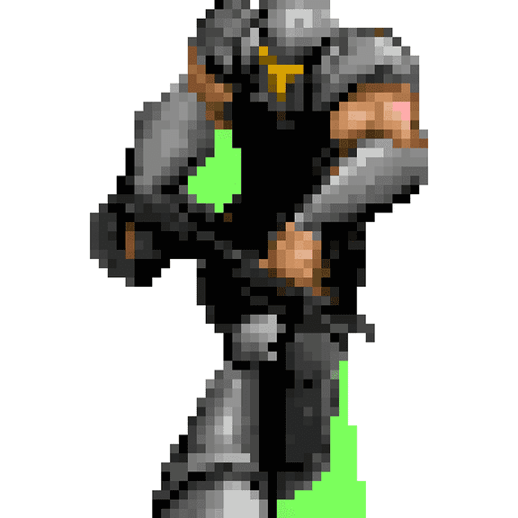 H12002 Video Game 16-bit Space Marine