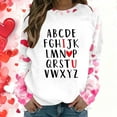 thumbnail image 1 of TaTaai Hoodies Shirts for Women Early Fall Long Sleeve Tops Vintage Graphic Outfits Tops Fashion Pullover Tees Gift, 1 of 7