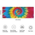 thumbnail image 3 of Colorful Tie Dye Mandala Pattern Bathroom Rugs Mat,Non Slip Microfiber Bathroom Rug,Rubber Backing,Soft Bathroom Mats for Bathroom Floor,Tub and Shower,47x17in(120x43cm), 3 of 4
