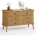 thumbnail image 1 of Cómoda de Madera con 6 Cajones, Cómoda de Almacenamiento Estilo Farmhouse Moderno para Recámara, Entrada O Pasillo, 1 of 7