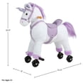 thumbnail image 7 of Happy Trails Ride on Horse - Walking Unicorn Toys with Wheels and Sounds, 7 of 7