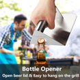 thumbnail image 3 of HAHDAXIA 5.5 Inch Square Burger Smasher with Bottle Opener, 3 of 7