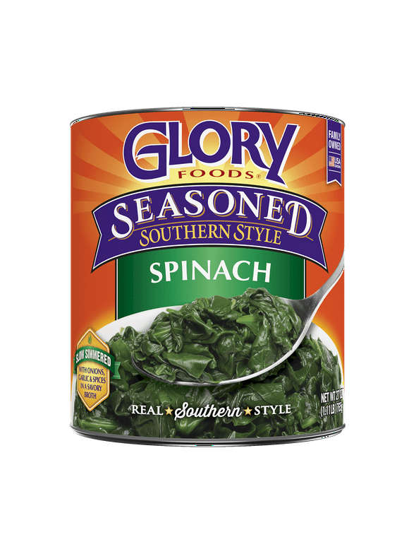 Canned spinach in Canned vegetables