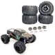 thumbnail image 3 of 4 piezas de neumáticos de nieve RC a escala 1:14, repuestos para ruedas y neumáticos para Wltoys 124018 Neumáticos con pasadores hexagonales, 3 of 8