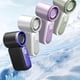 thumbnail image 3 of Mini Portable Handheld Fan, Adjustable Turbo Powerful Cooling Fan with LED Digital Display, 3000mAh Battery Rechargeable Personal Cooler for Women, 3 of 5