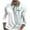 Navy, variant on Mens Stripped Casual Shirts Long Sleeve Henley Collar Blouse Stretch Sport Lapel Tops With Pocket Red 2Xl