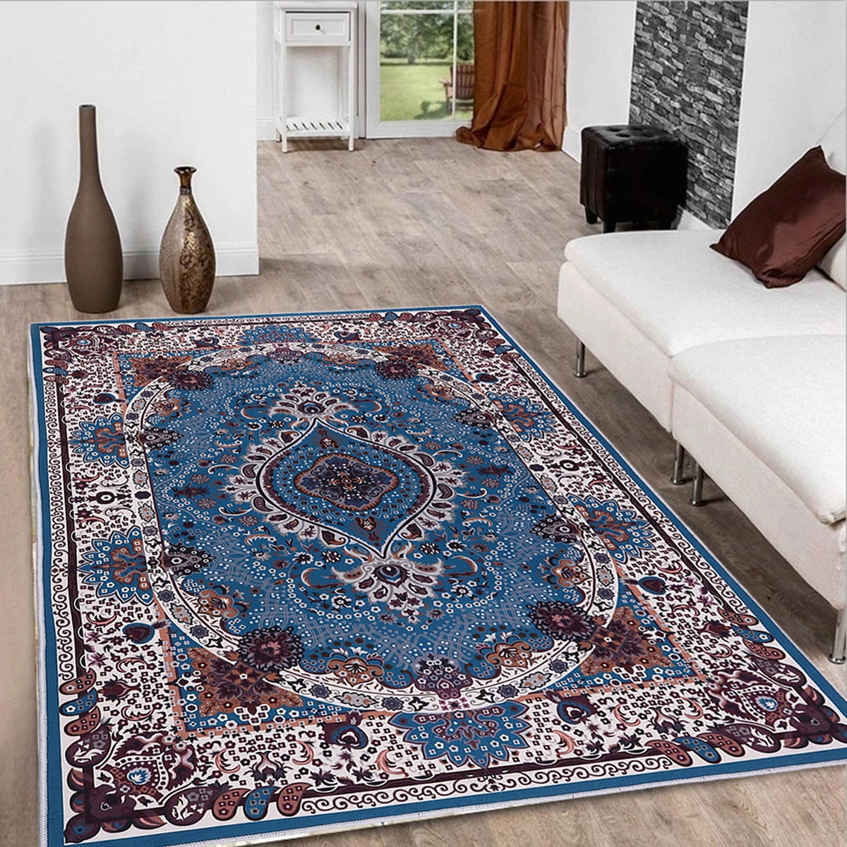 New Traditional Vintage Oriental Area Rug Extra Large Living Room Carpet Rug Mat 