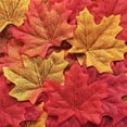 thumbnail image 5 of SSBSM 50Pcs Artificial Autumn Maple Leaves Wedding Party Scrapbooking Decor Photo Prop, 5 of 8