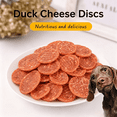 thumbnail image 2 of Tender Touch Duck & Cheese Round Chips, 100g - Natural High Protein Chew Treats for Dogs, No Artificial Additives, Nutritious Training & Daily Snacks, 2 of 11