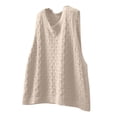 thumbnail image 2 of Ftwytp Womens Cardigan Short Chunky Cardigans Sleeveless Jumpers Open Front Ribbed Knit Lightweight Outerwear with Pockets for Winter Spring, 2 of 6