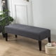 thumbnail image 3 of Funda de asiento de banco Sunnimix Poliéster Rectangular Antideslizante Gris, 3 of 8