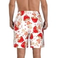 thumbnail image 3 of Bixox Men's Cute Mushroom printing Casual Classic Fit Short Summer Beach Shorts, 3 of 6