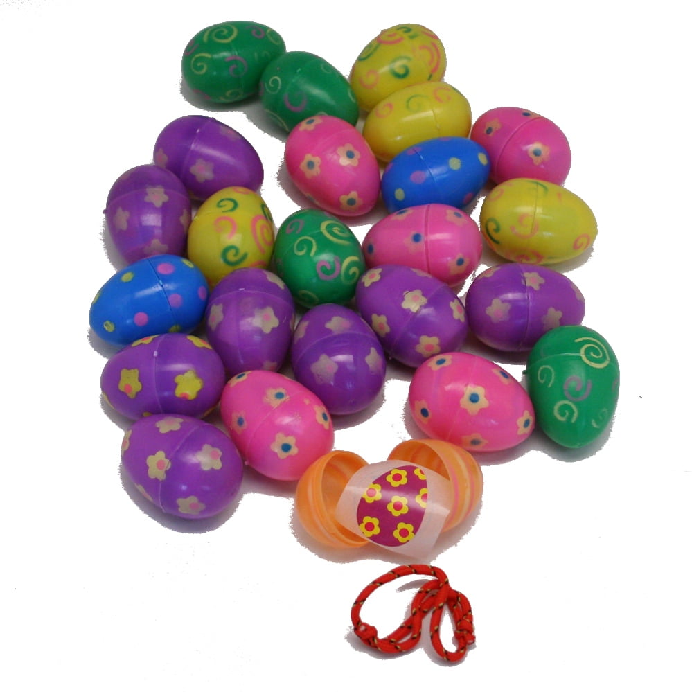Bright Toy Filled Printed Eggs (2Dz) Party Supplies 24 Pieces