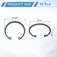 thumbnail image 2 of 10 Pack 1-1/2" Internal Retaining Ring Circlip, Internal Circlip Snap Rings, 2 of 6