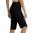 thumbnail image 7 of Summer Crop Pants,Women's Bermuda Long Shorts Knee Length Capris with Zipper Pockets Athletic Walking Athletic Casual Summer, 7 of 7
