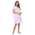 thumbnail image 2 of Casual Nights Women's Short Sleeve Floral Nightgown Nightshirt Night Dress, 2 of 5