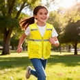 thumbnail image 5 of BOOMNY Toddler Boys Sleeveless Hi Vis T Shirts Reflective High Visibility T-Shirts Loose Mesh Vest, Sizes 11-12 Years, 5 of 6