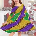 thumbnail image 1 of LOVZFMLL Robe Sans Manches Extensible Ligne A Robe de Récital Scolaire Patineuse Manches Courtes Col Rond, 1 of 4