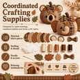 thumbnail image 5 of Diy Animal Pumpkin Sewing Kit, 12 Woodland Crafts For Adults | Sew 12 Charming Animal Pumpkins For Autumn, Halloween And Holiday Displays With Coordinated Craft Supplies Great Gifts, 5 of 7