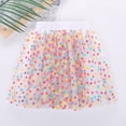 thumbnail image 2 of LUOGENLI Robe pour Filles, Robe d'Été à Pois, Robe de Princesse Décontractée, Jupe en Tulle, Ensemble Maxi, 2 Pcs, Floral, Blanc, 2-3 Ans, 2 of 6