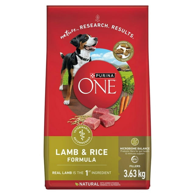 Purina ONE Formule Agneau et Riz, Nourriture Sèche pour Chiens