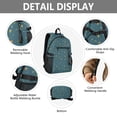 thumbnail image 4 of JIALIOU 14" Laptop Backpack Waterproof Airline Approved Stylish Casual Daypack for Travel Business College Work, Little Flower and Grass, 4 of 8