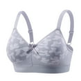 thumbnail image 2 of Asxite Women Fashion Solid Thin Wireless Push Up Breathable Everyday Bra Purple 38/85AB, 2 of 3