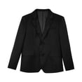 thumbnail image 2 of YUUMIN Kids Boys Long Sleeve Formal Suit Blazer One-Button Gentleman Sports Suit Jacket Outerwear for Black 12, 2 of 5