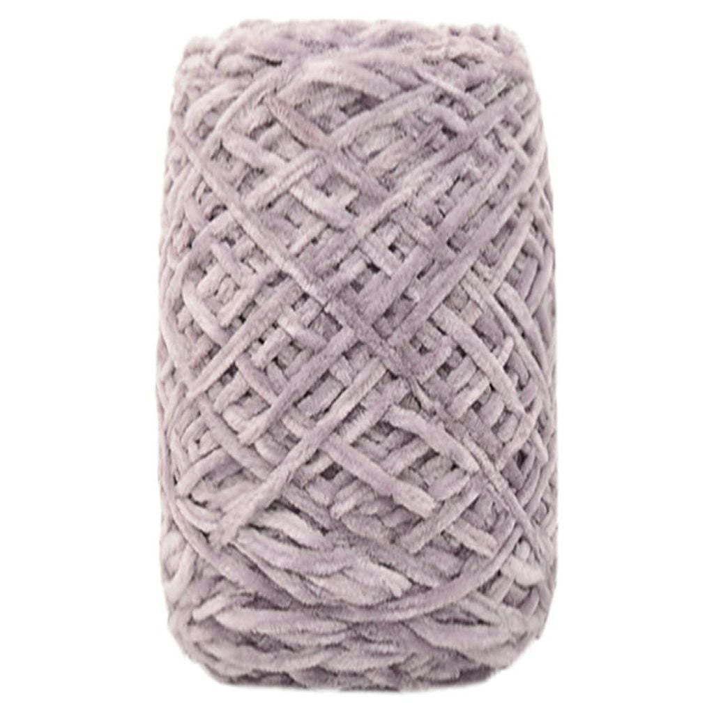 knqrhpse Knitting Kit 100g Gold Velvet Yarn Roving Scarf Knit Wool Yarn