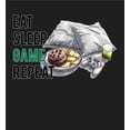 thumbnail image 4 of Eat Sleep Game Repeat Youth Black Jogger Pants-Medium, 4 of 4