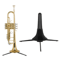 thumbnail image 2 of Universal Foldable Portable Trumpet Stand, Foldable Tripod, Wind Instrument Accessories, 2 of 10