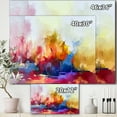 thumbnail image 2 of Designart - Paysage Abstrait Coloré I - Moderne & Contemporain Toile Impression d'Art Mural, 2 of 2