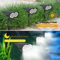thumbnail image 3 of Yeacher Solar Landscape Spotlights 19LEDs Spot Light Wall Lamp 2-in-1 Outdoor Solar Landscaping Lights IP65, 3 of 8
