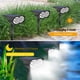 thumbnail image 5 of Foco Solar para Jardín, Césped, Farola, Iluminación de Jardín, Luz de Pared, Blanco Cálido, 2 Uds. Abody Luz del césped, 5 of 7