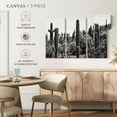 thumbnail image 5 of Elephant Stock Black Arizona - Amazing Cactus I Wall Art - Living Room Wall Decor - Floral And Botanical Multi Panel - Gray And Black Decor By Philippe Hugonnard - 57" x 36", 5 of 8
