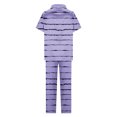 thumbnail image 5 of XuJwPNcy Women's Pajama Sets Short Sleeve Button down Sleepwear Nightwear Long Pants Soft Pjs Lounge Sets, 5 of 5