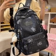 thumbnail image 2 of Casual Daily School Travel Bag Lightweight 15.6 Inch School Backpack with Multi-Pocket Large Capacity for Women Casual (Black), 2 of 8