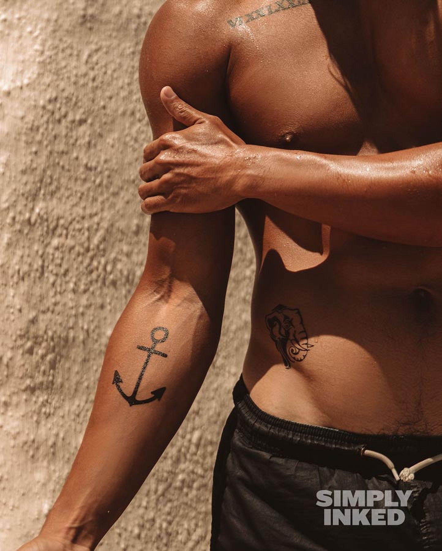 Tribal Black 6 Piece Tattoo Waterproof For Men and Women Temporary Body  Tattoo