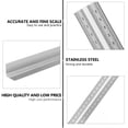 thumbnail image 3 of YUYUETIME 1Pc Multifunctional Carpentry Marking Ruler Stainless Steel Light and Portable, 3 of 8