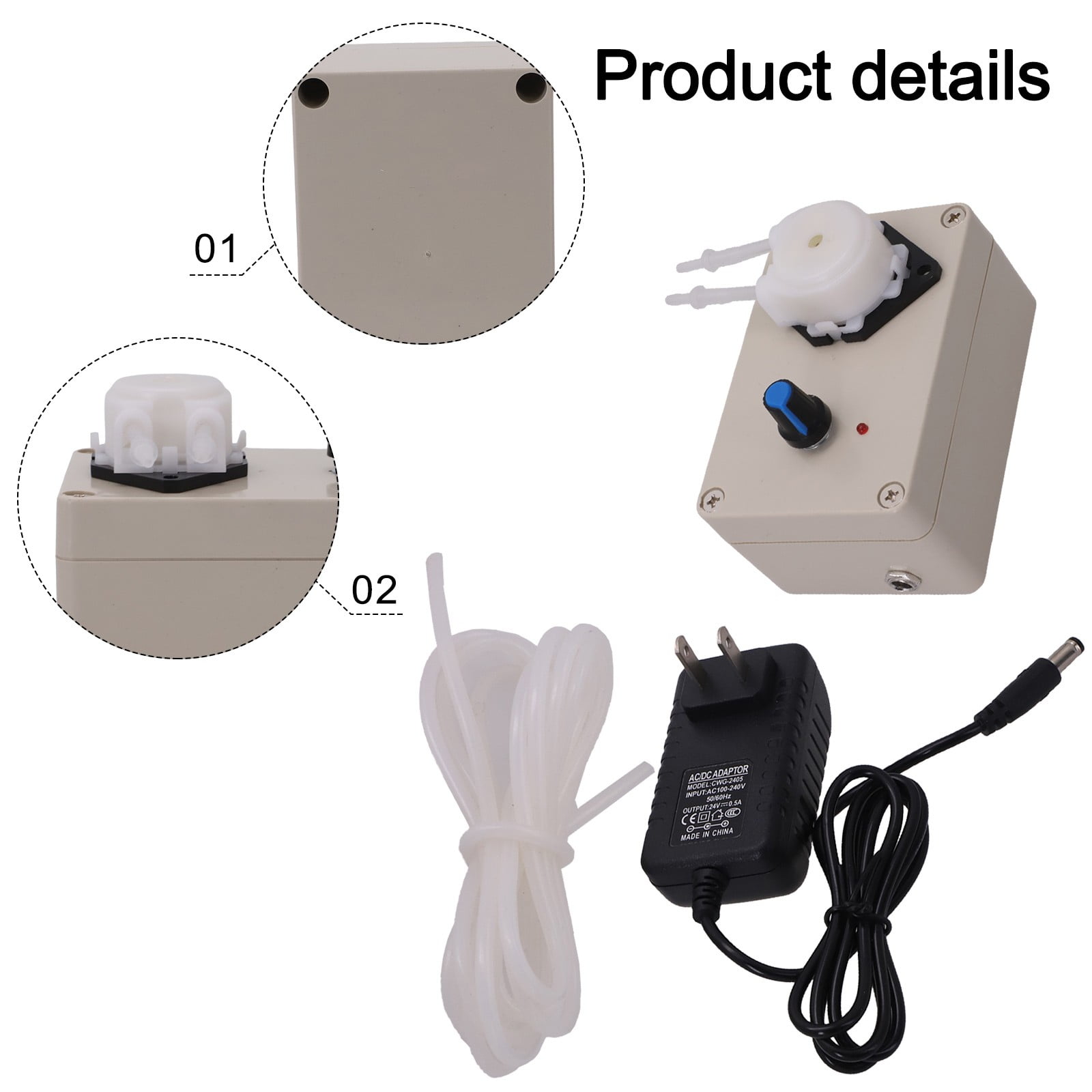 DC 12V DIY Aquarium Lab Peristaltic Water Dosing Pump Small Circulating Pumping