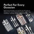 thumbnail image 4 of New Star Foodservice 58901 Shell Pattern, 18/0 Stainless Steel, 36 piece Flatware Set, 4 of 9