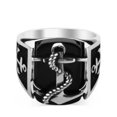 thumbnail image 2 of GKNET Men Domineering Ring Fashion Silver Gold Creative Delicate Jewelry Party Gifts Size 6-14-#3-8, 2 of 6