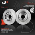 thumbnail image 6 of A-Premium Front Vented & Rear Solid Disc Brake Rotors + Ceramic Pads Kit Compatible with Select Mazda Models - 3 2005-2009 L4 2.3L, 3 2010-2013 L4 2.5L, 12-PC Set, 6 of 6