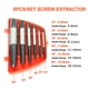 thumbnail image 2 of Extractor De Tornillos De 6 Piezas / Juego, Rosca Dentada, Cabeza Cuadrada, Herramientas De Tomshoo 6 piezas, 2 of 7