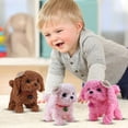 thumbnail image 5 of 7.08Inch Walking Dog with Bell Interactive Electronic Pet Stuffed Animals Plush Toys, Perfect Birthday Christmas Valentines Anniversary Easter Holiday Gifts, Easter Basket Stuffers, 5 of 5