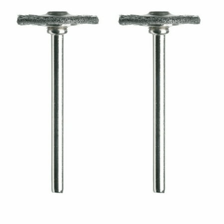 UPC: 0080596039462 | Dremel 428-02 3/4 inch Diameter Carbon Steel Brush Rotary Tool Accessory Rotary Accessory  2 Pack  Cleaning and Polishing Brush Bit
