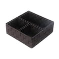 thumbnail image 4 of 4 cestas de almacenamiento tejidas, divisor de cajón, organizador multiusos para baño, contenedores de almacenamiento para cocina, despensa, oficina, Marrón oscuro, 4 of 8